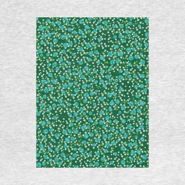 Green Floral Pattern by FloralPatterns